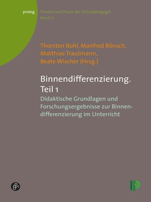 cover image of Binnendifferenzierung. Teil 1